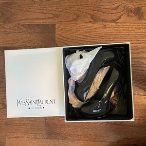 Yves Saint Laurent Tribtoo 80 pump - NAVY